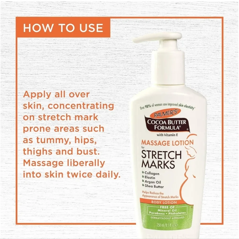 Palmer's Cocoa Butter Formula Stretch Marks Massage Lotion (Bundle Of 2) - Picture 13 of 15